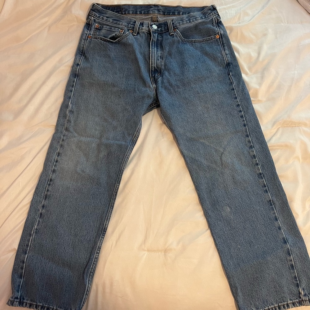 Vintage Levis 505 Straight Leg Jeans 
Width: 36
Length: 29